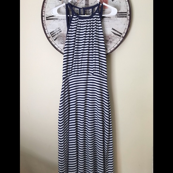 Bebe summer blue and white dress size small - Picture 4 of 11